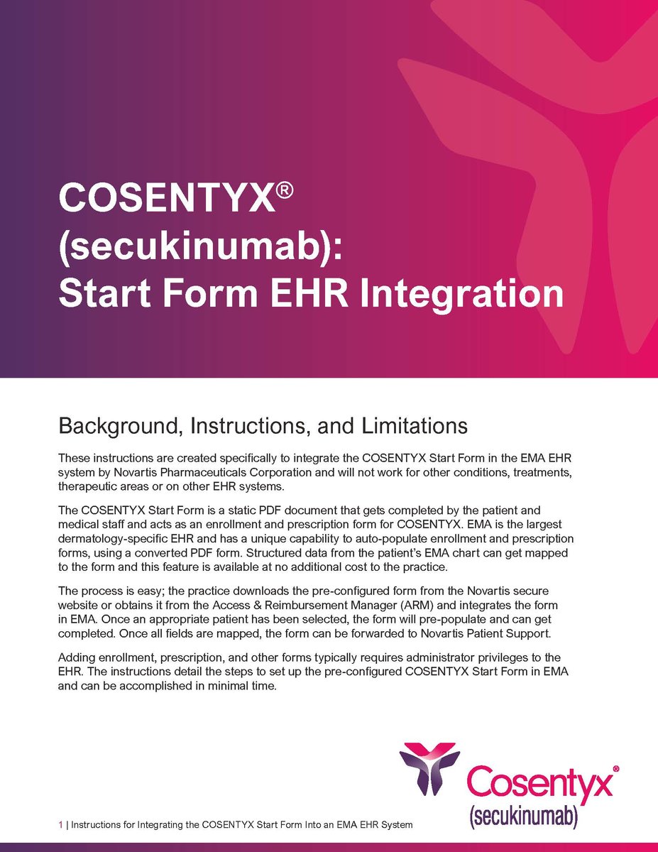 EMA Start Form Integration