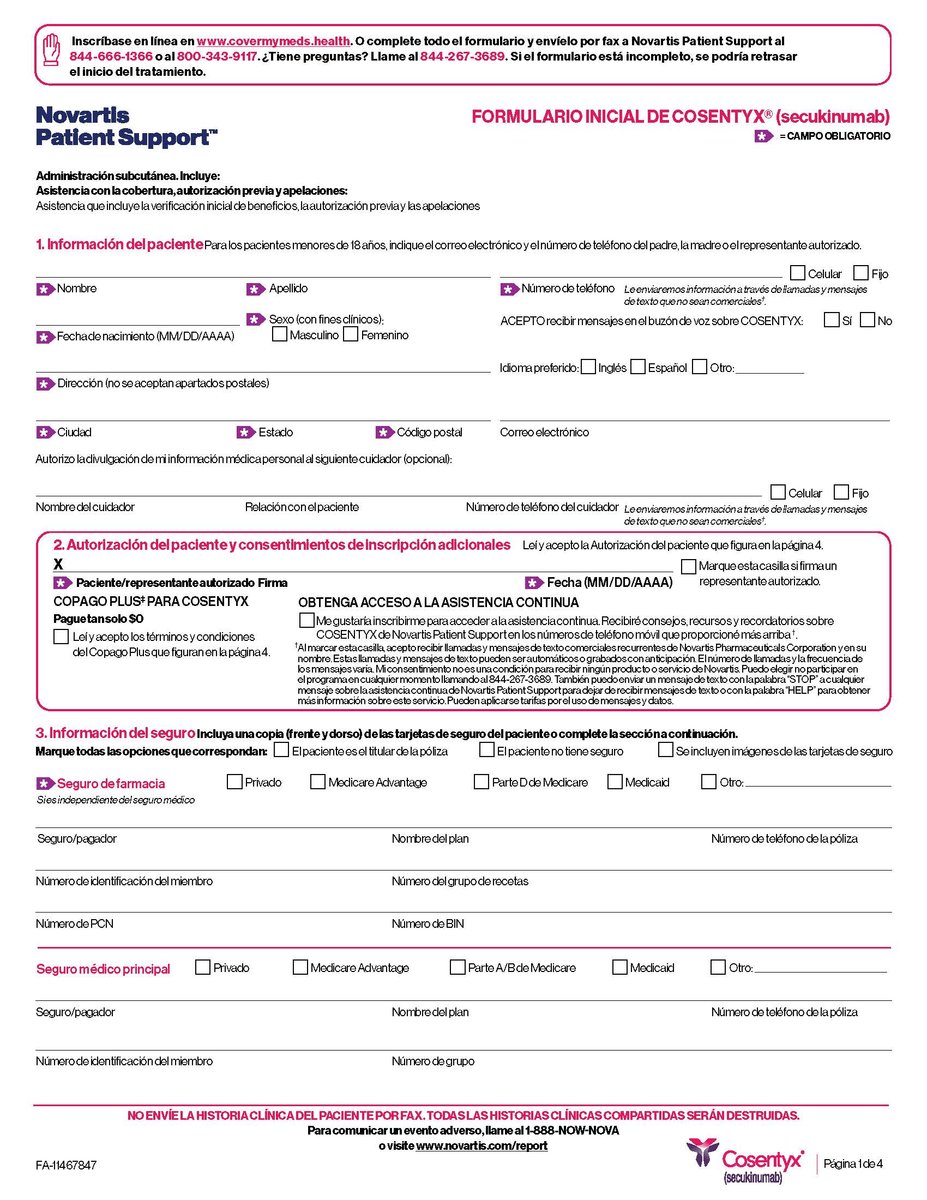 SC Start Form (en español)