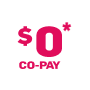 0 co-pay